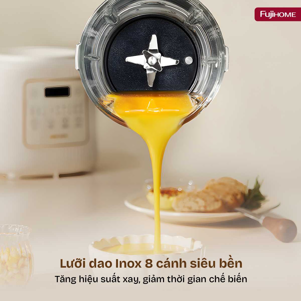 Máy làm sữa hạt đa năng Fujihome SM01A
