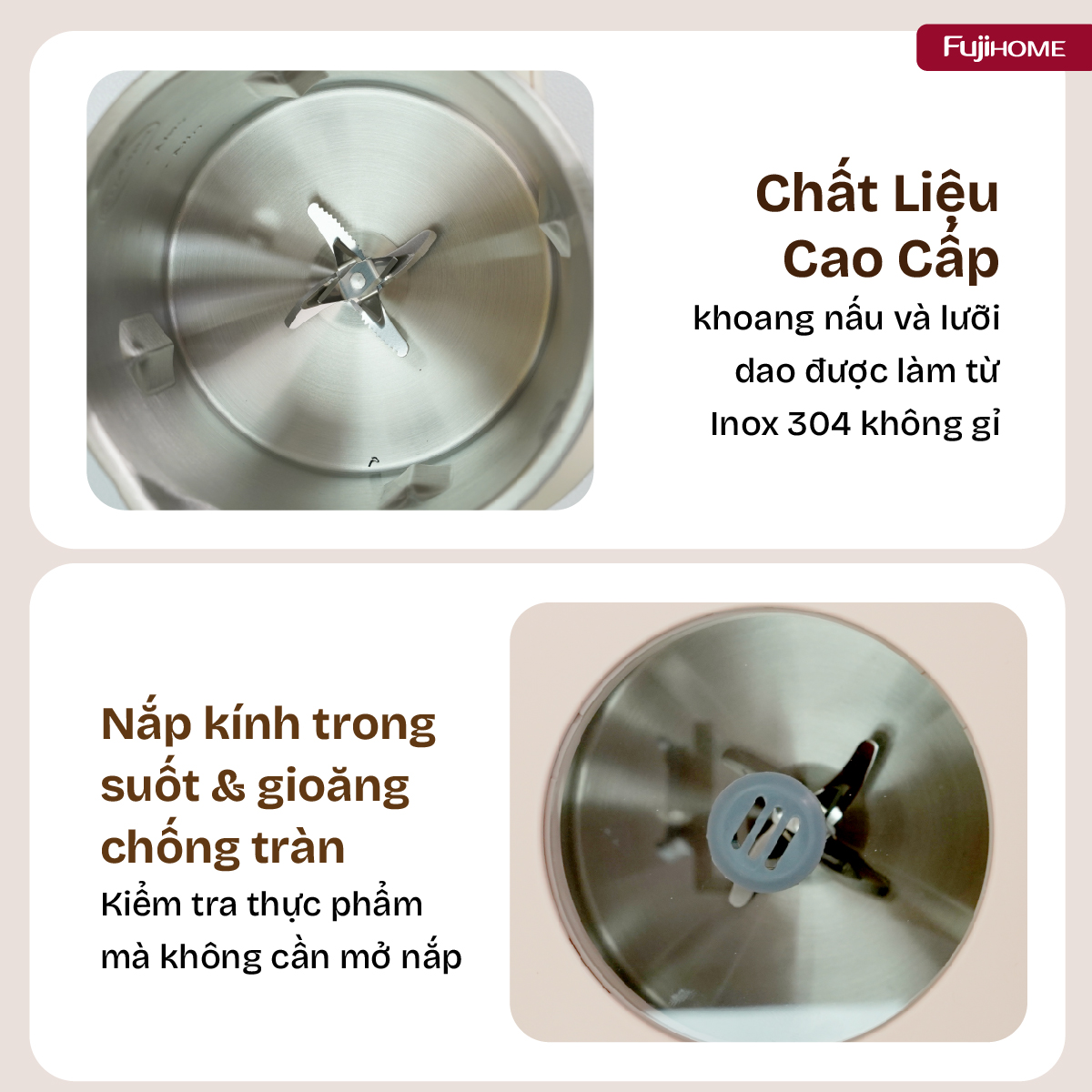 Máy làm sữa hạt đa năng Fujihome SM01A