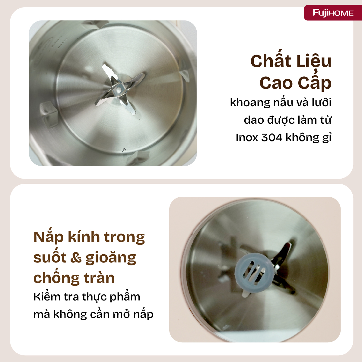Máy làm sữa hạt đa năng Fujihome SM1626