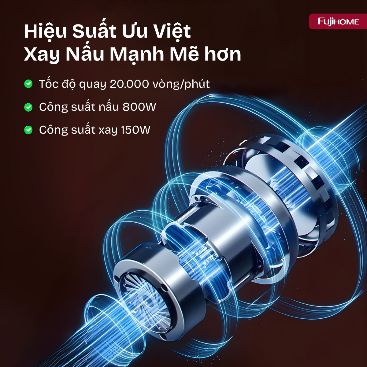 Máy làm sữa hạt đa năng Fujihome SM836