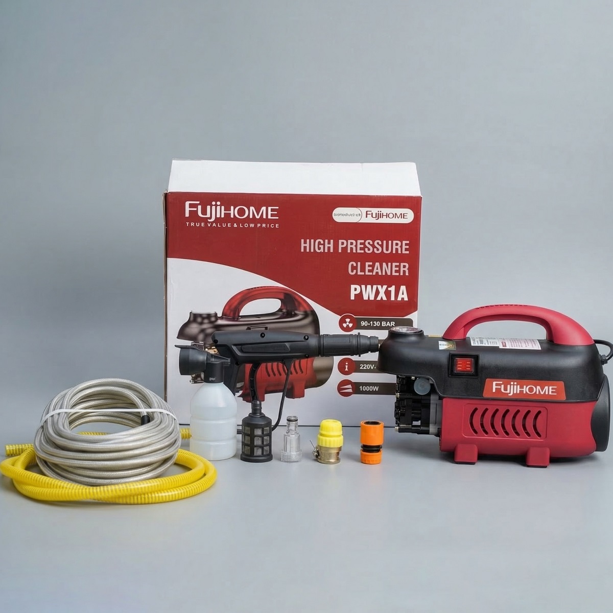 Máy rửa xe mô tơ cảm ứng từ FujiHOME PWX1A