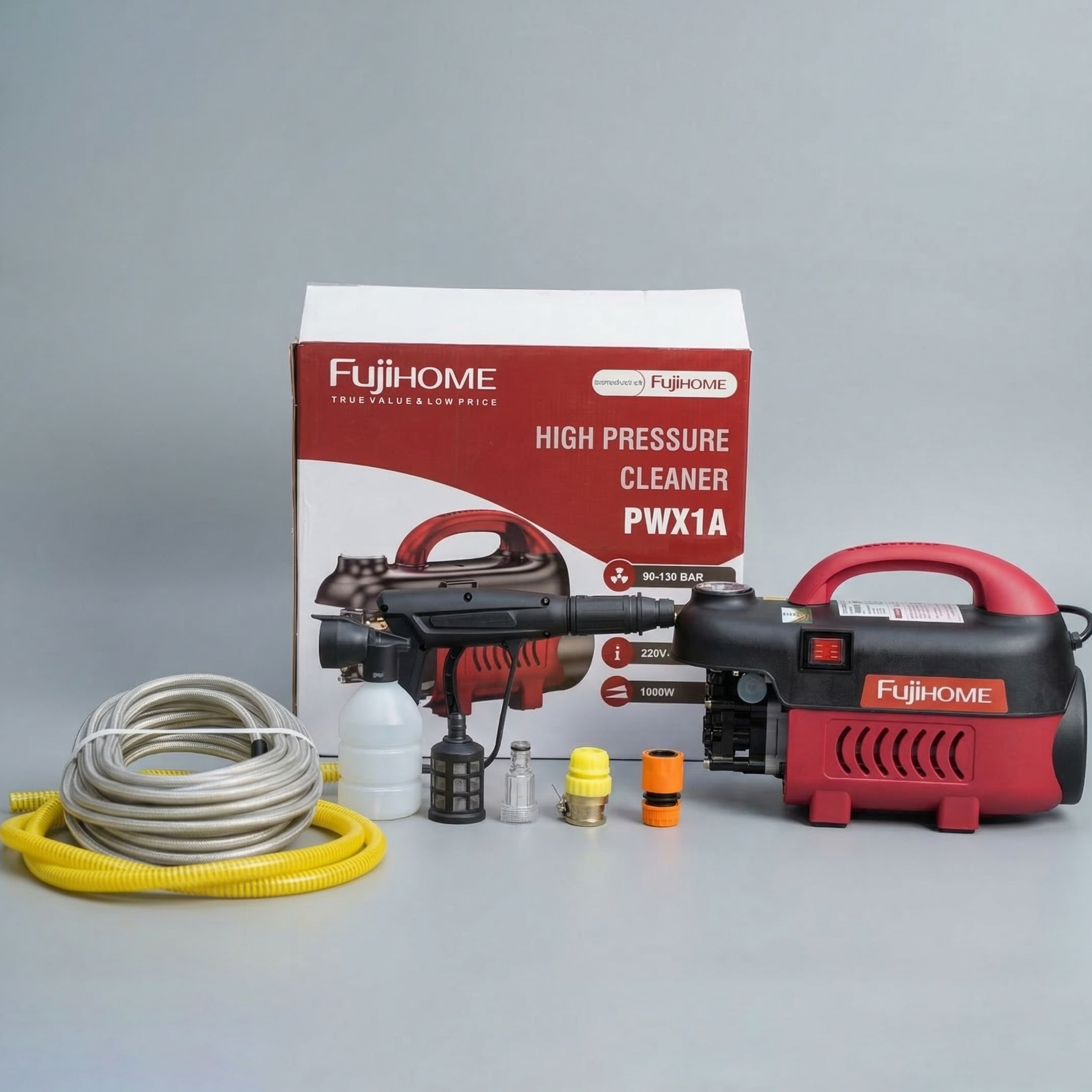 Máy rửa xe mô tơ cảm ứng từ FujiHOME PWX1A