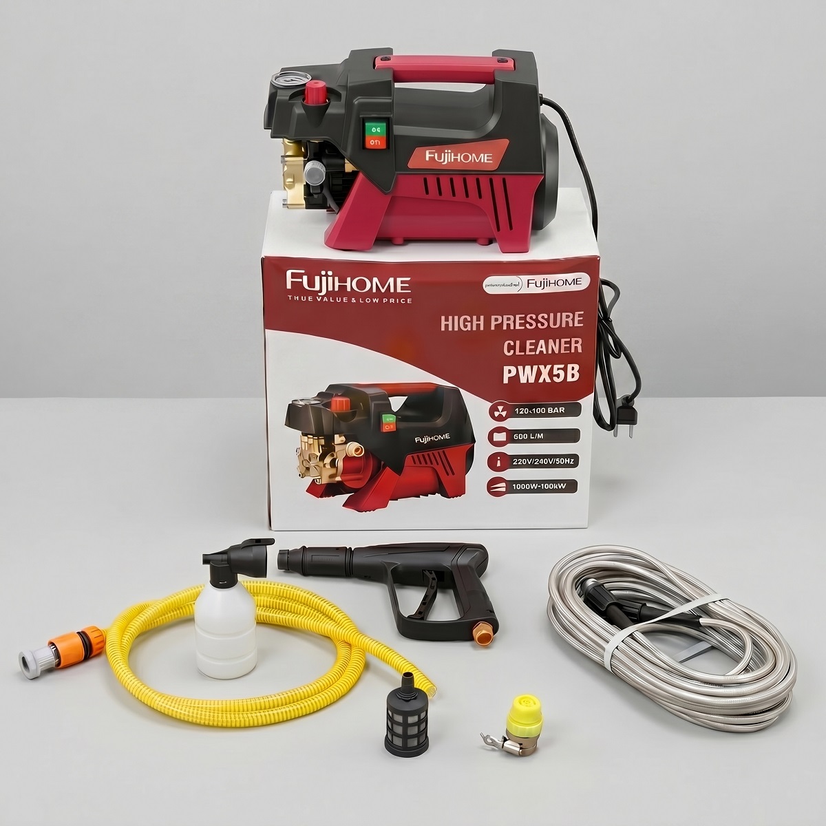 Máy rửa xe mô tơ cảm ứng từ FujiHOME PWX5B