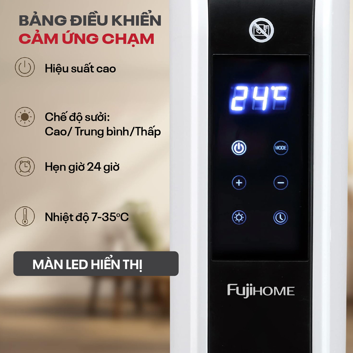 Máy sưởi đối lưu Fujihome CH7320