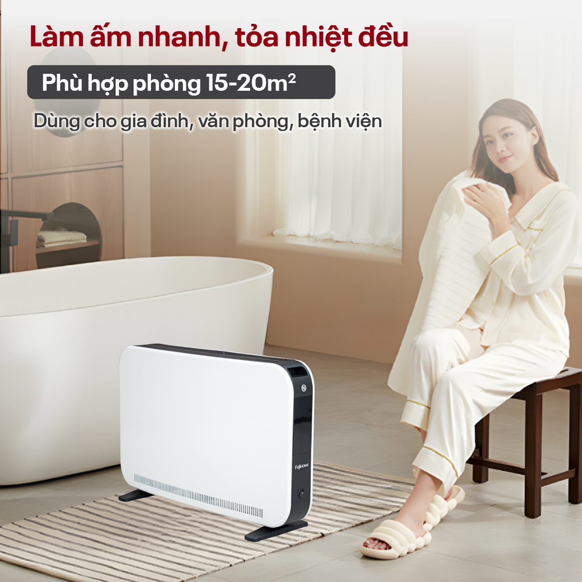 Máy sưởi đối lưu Fujihome CH7320