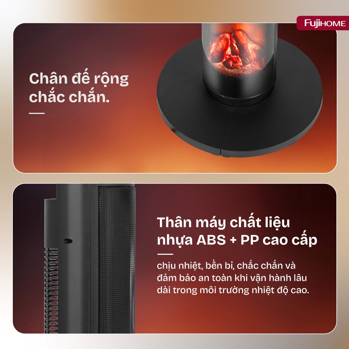 Quạt sưởi gốm Fujihome FH1950