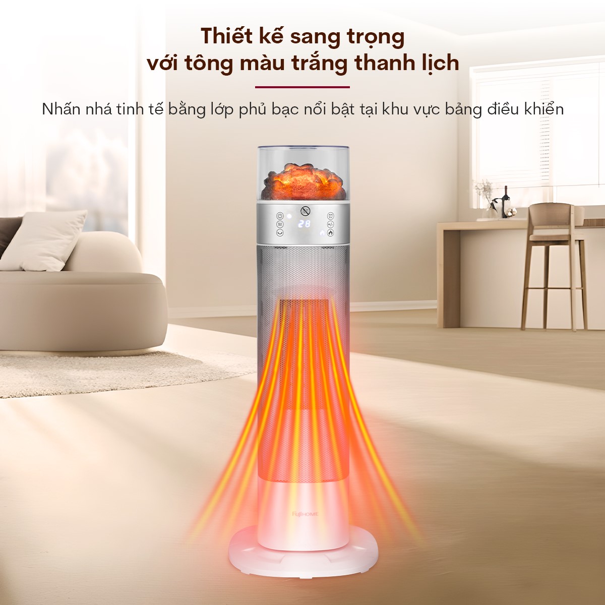 Quạt sưởi gốm Fujihome FH3100E