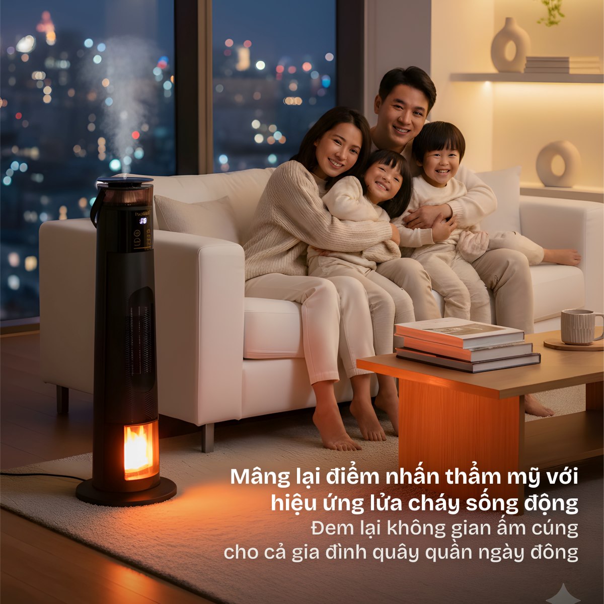Quạt sưởi gốm Fujihome FH3303B