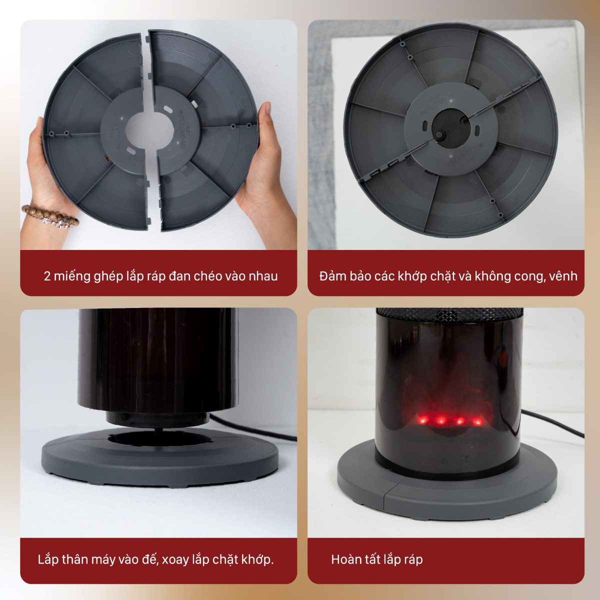 Quạt sưởi gốm Fujihome FH3303B