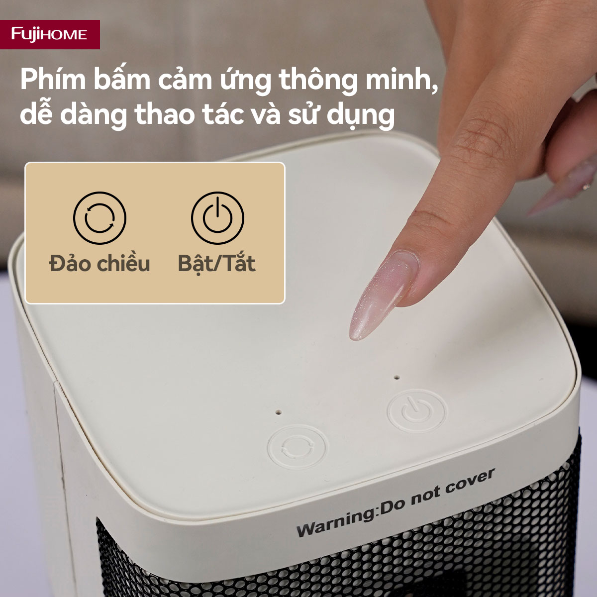 Quạt sưởi gốm mini Fujihome FH600