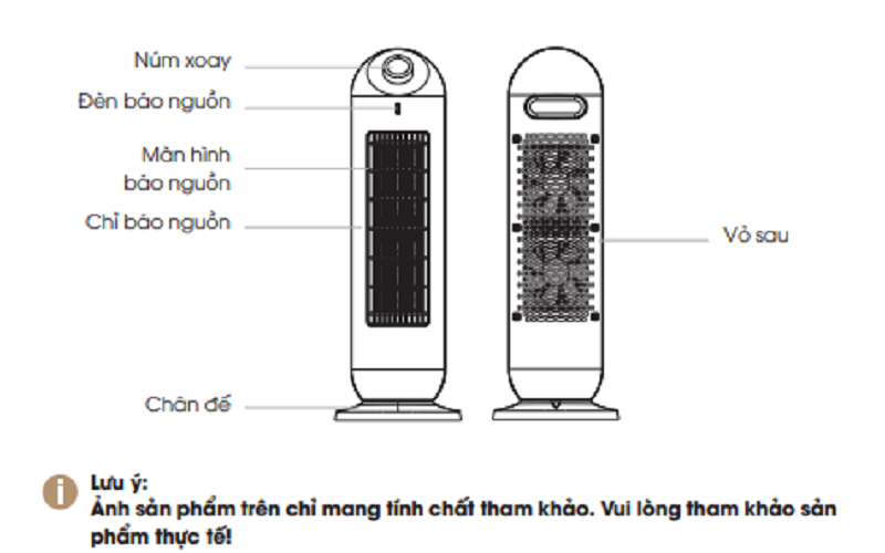 Máy sưởi gốm Fujihome