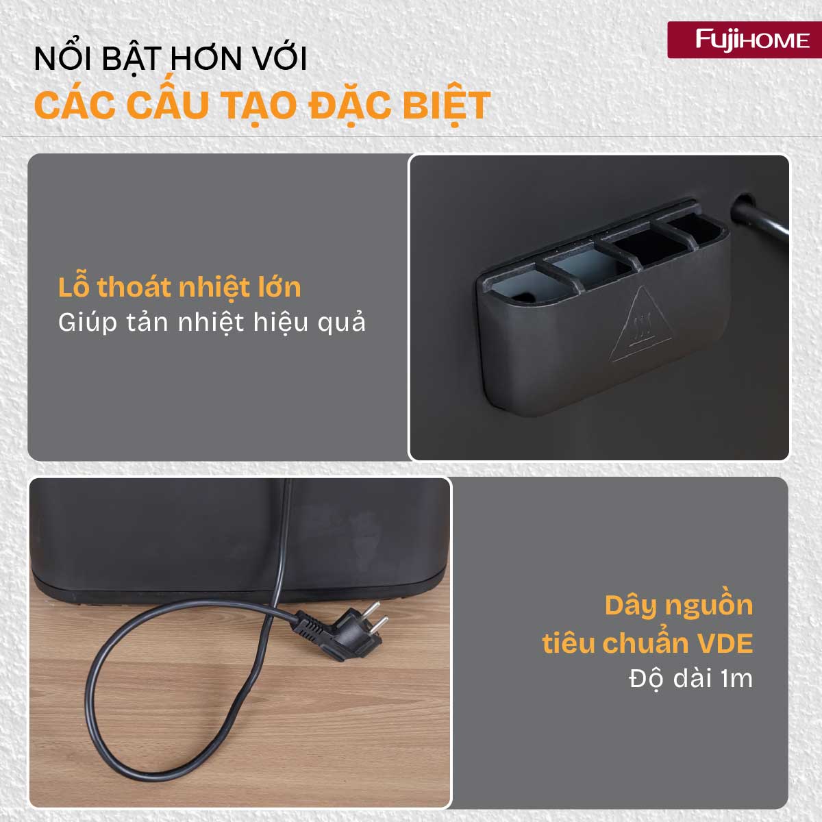 Nồi chiên không dầu Fujihome A16D