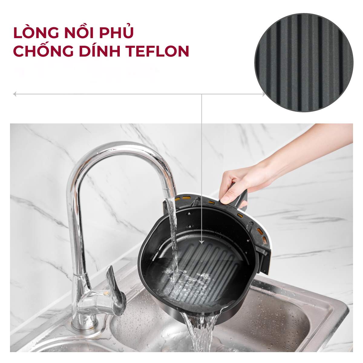 Nồi chiên không dầu Fujihome A3