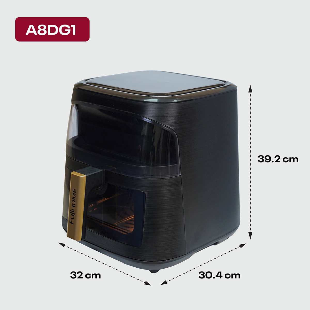 Nồi chiên không dầu Fujihome A8DG1NEW 8Lít