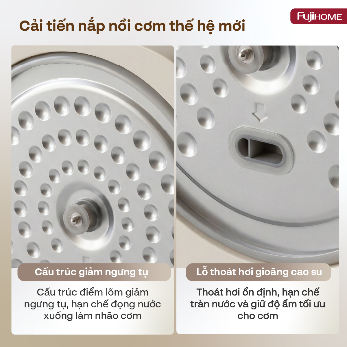 Nồi cơm điện Fujihome Inox LowSugar RC10ALS