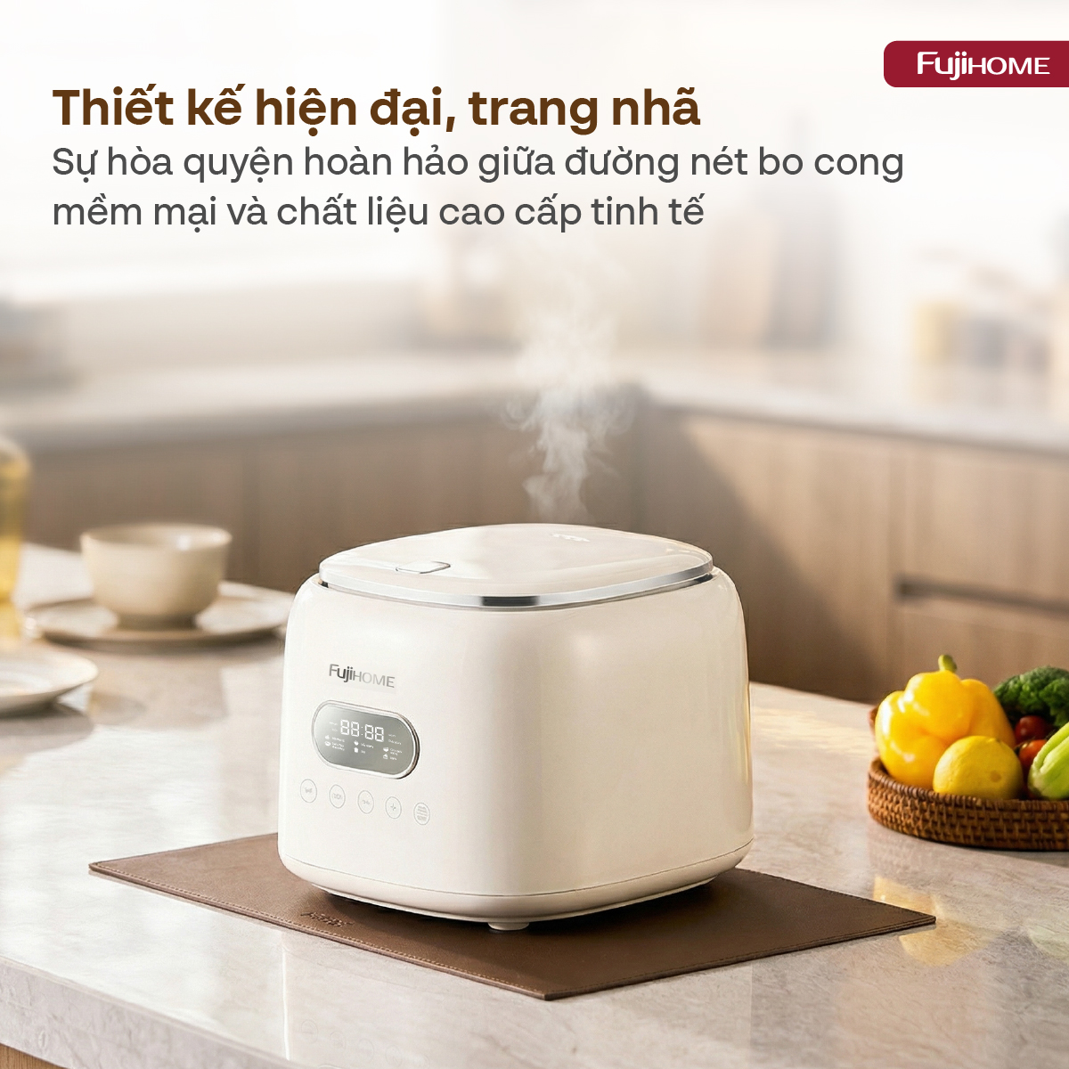 Nồi cơm điện Fujihome Inox LowSugar RC10ALS