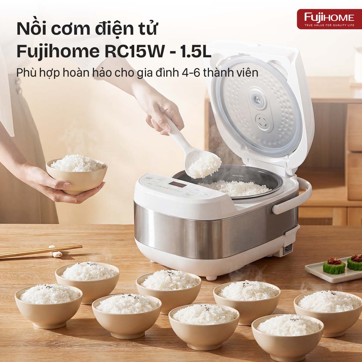 Nồi cơm điện RC15W