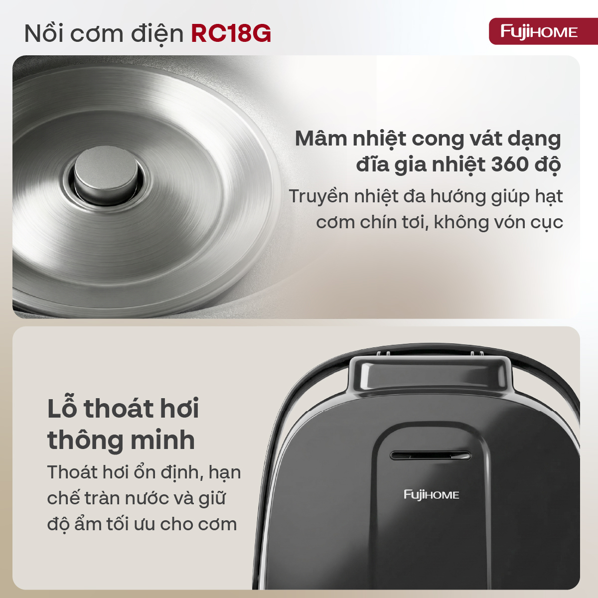 Nồi cơm điện RC18G