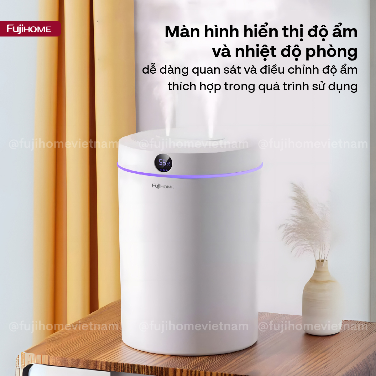 Máy phun sương tạo ẩm xông tinh dầu Fujihome HM05B