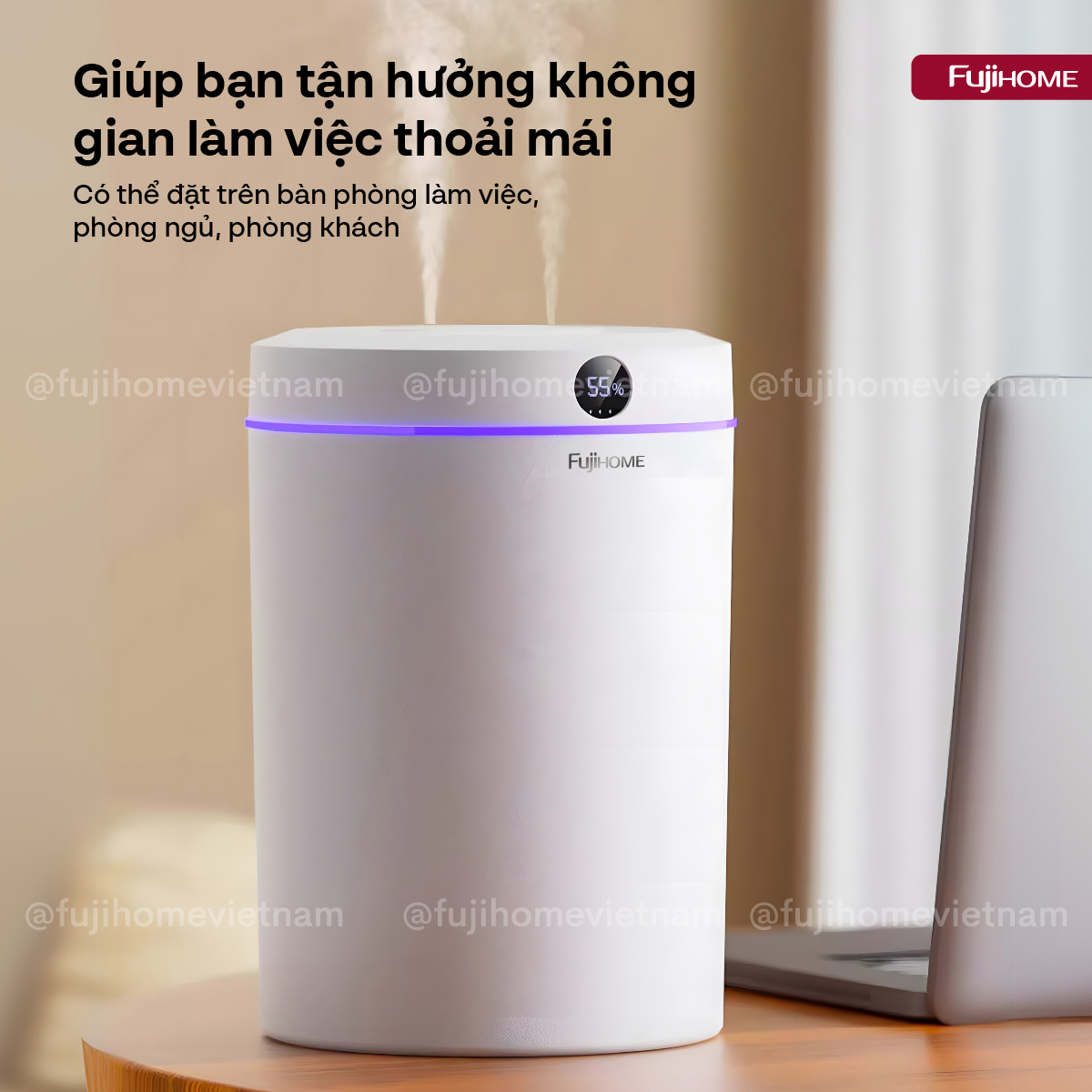 Máy phun sương tạo ẩm xông tinh dầu Fujihome HM05B