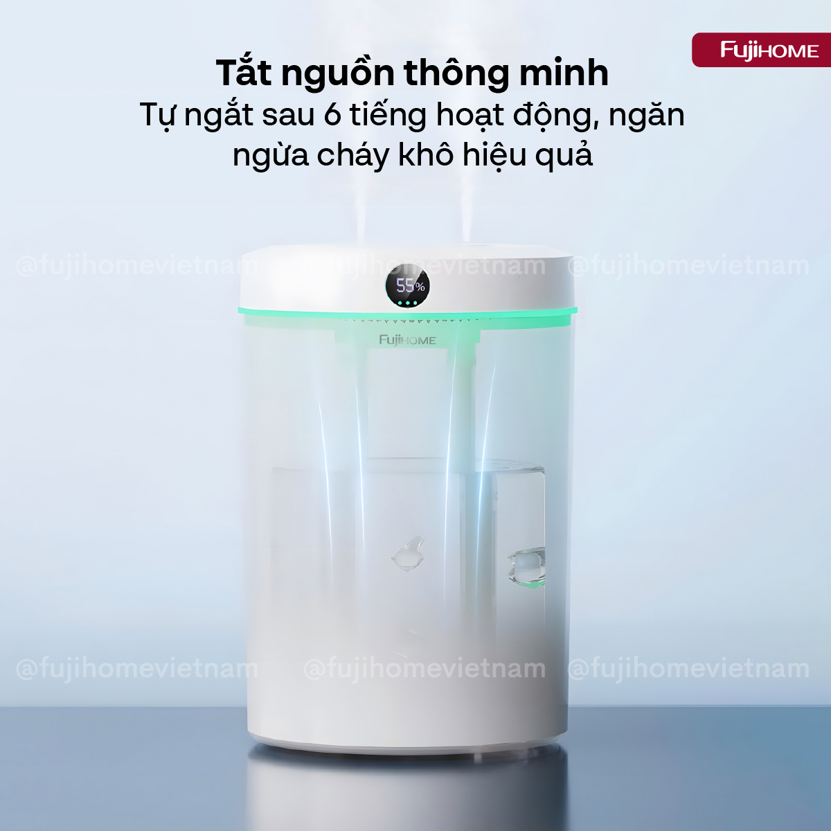 Máy phun sương tạo ẩm xông tinh dầu Fujihome HM05B