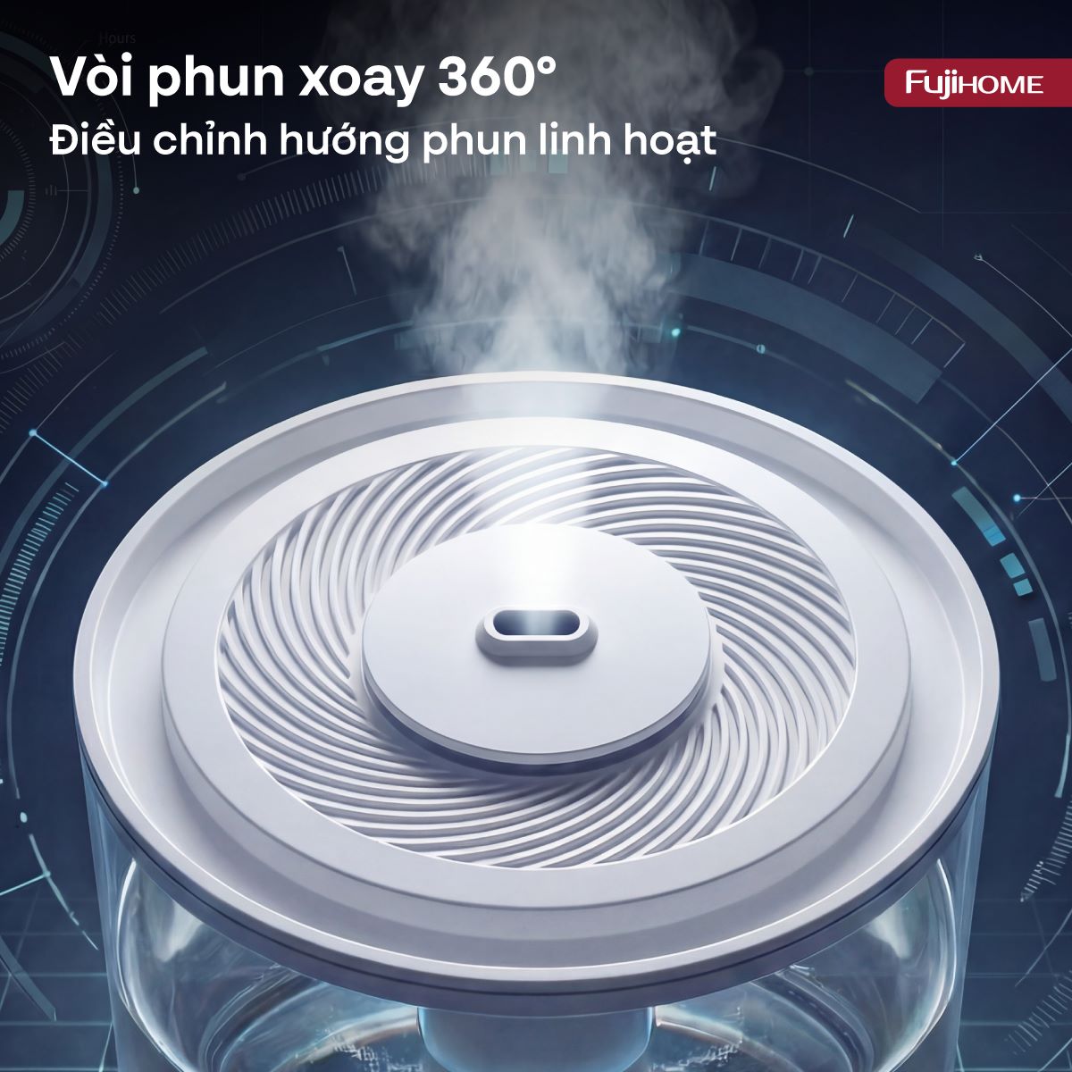 Máy phun sương tạo ẩm Fujihome HM06EUV