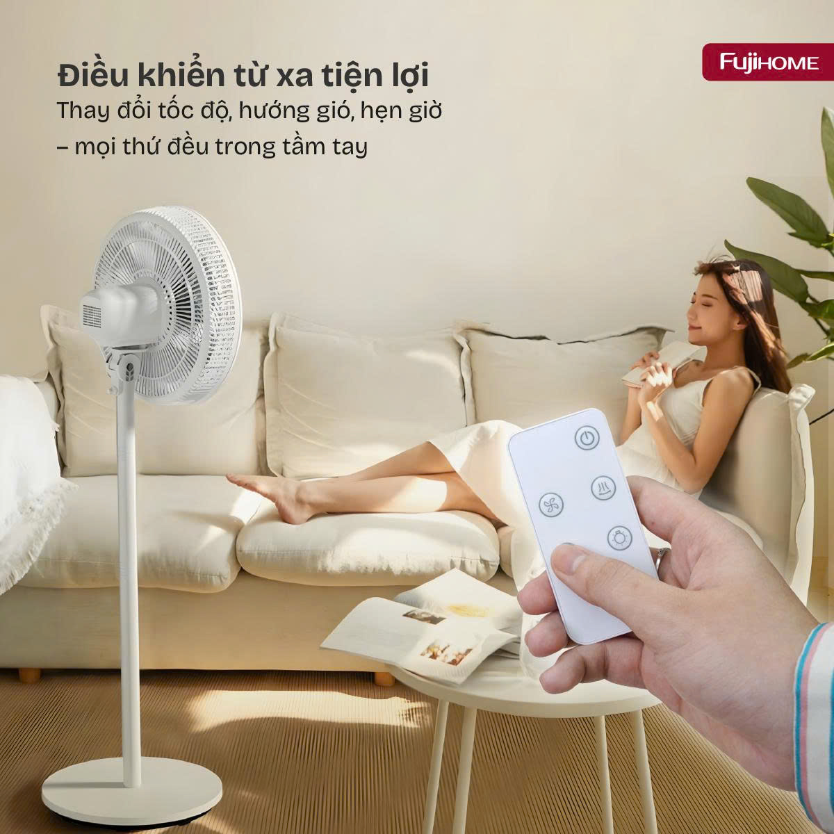 Quạt điện, quạt cây Fujihome SF3001