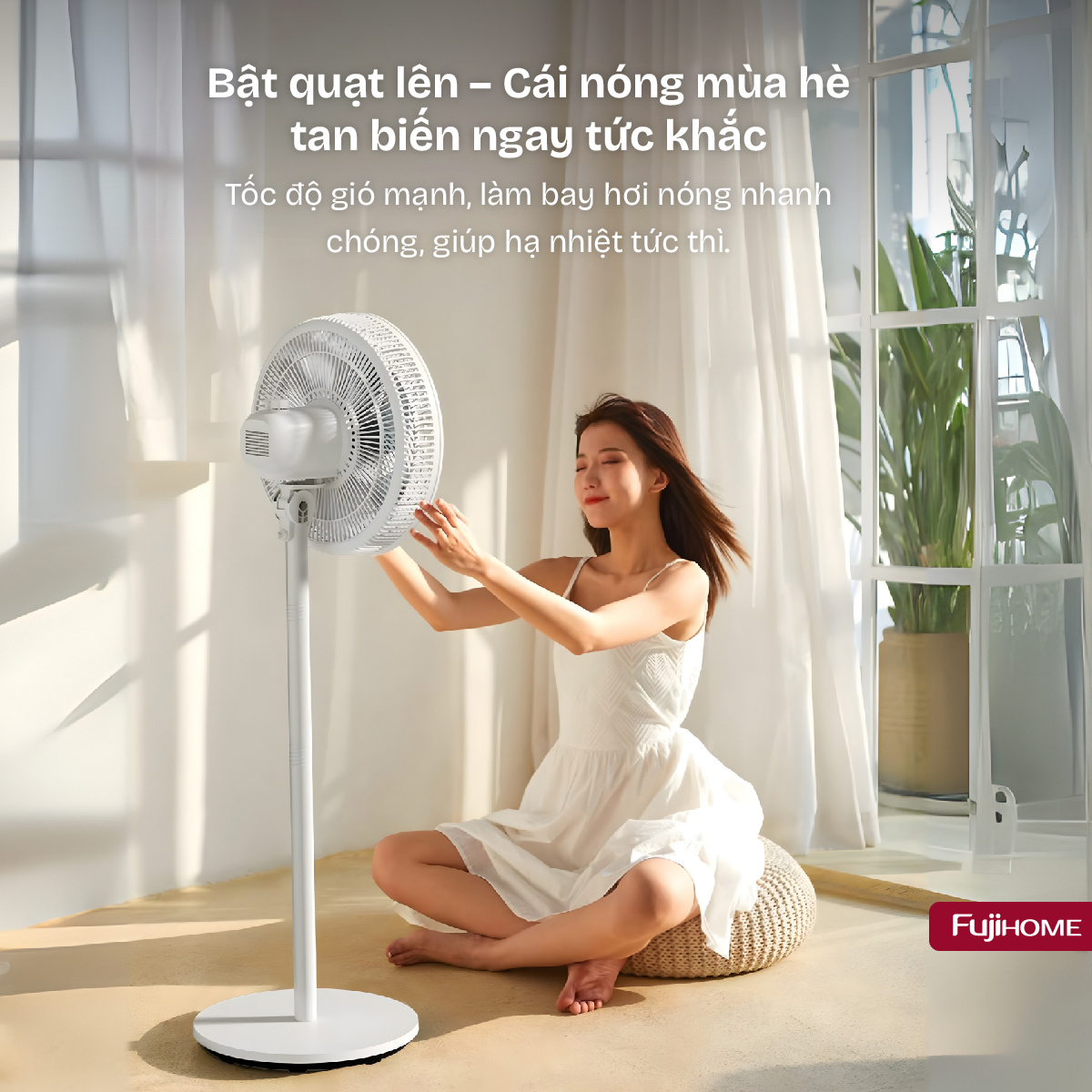 Quạt điện, quạt cây Fujihome SF3001