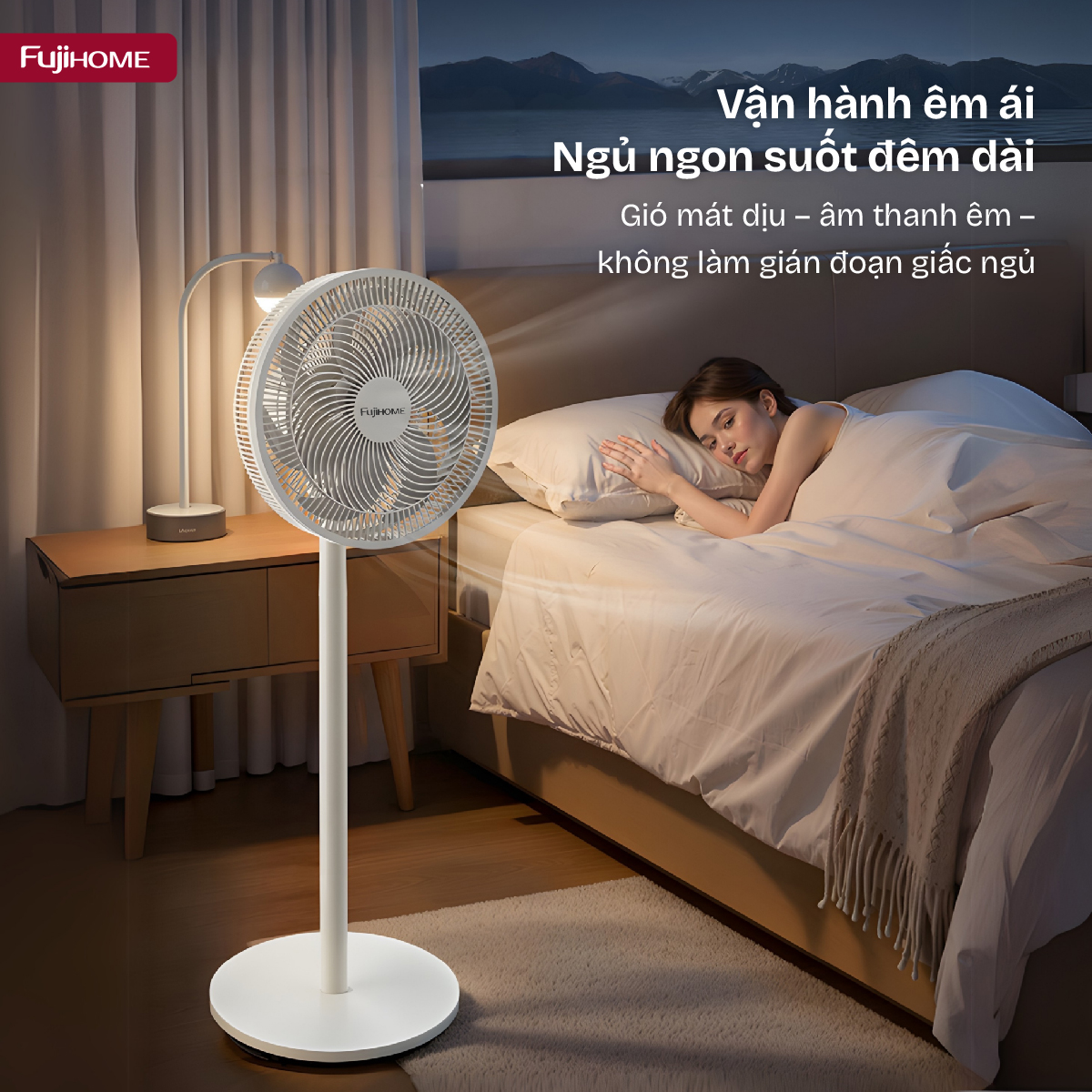 Quạt điện, quạt cây Fujihome SF3001