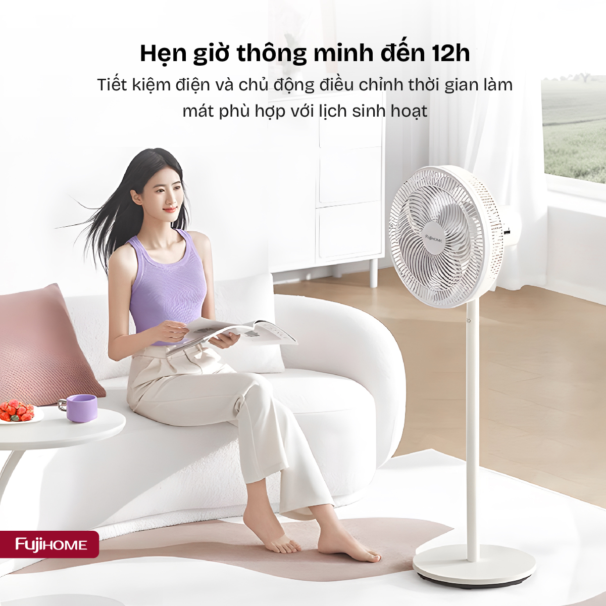 Quạt điện, quạt cây Fujihome SF3001