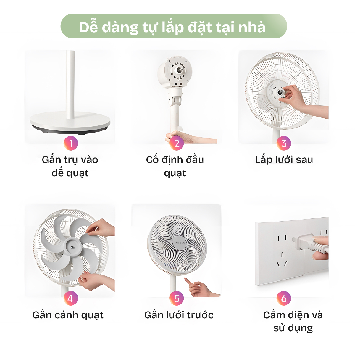 Quạt điện, quạt cây Fujihome SF3001
