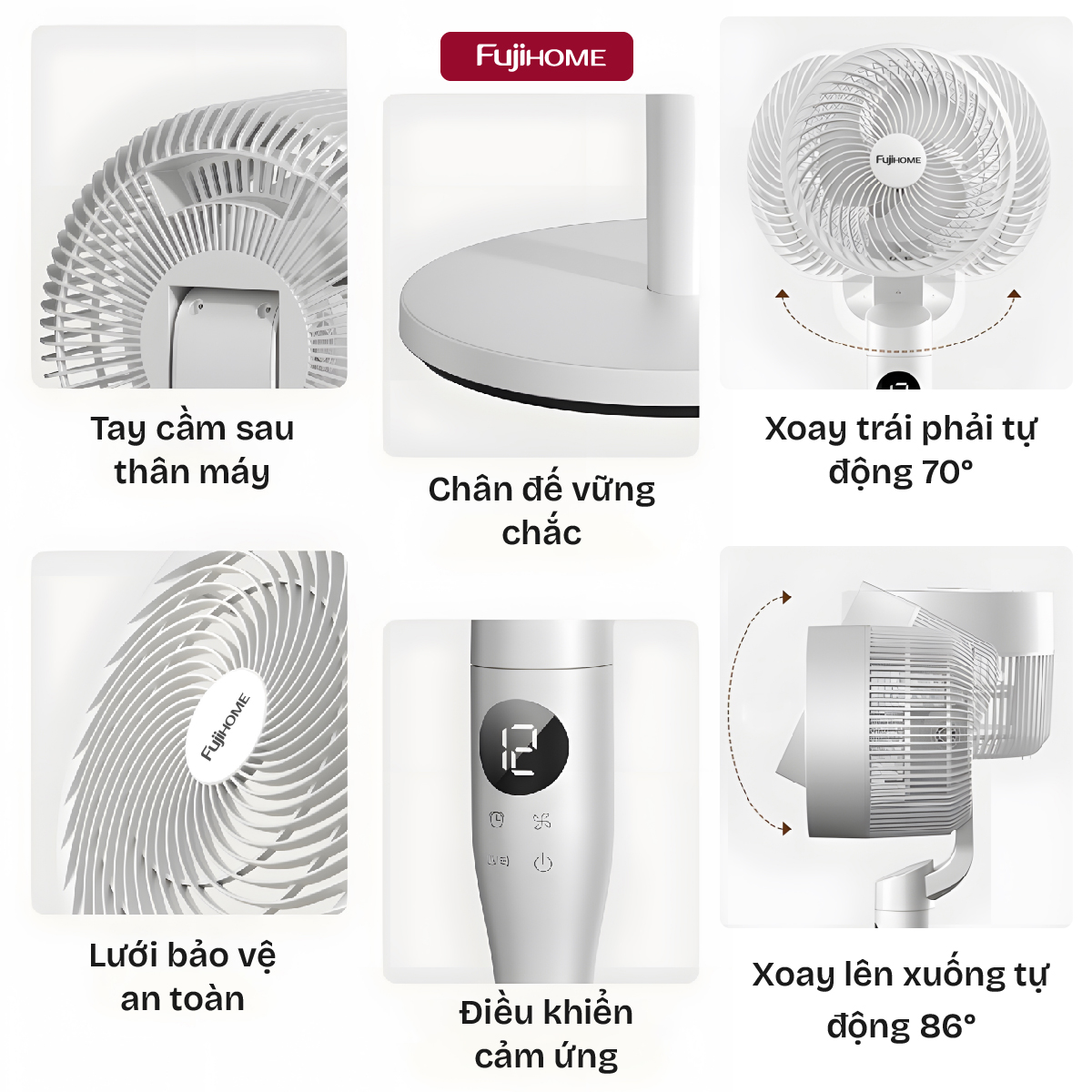 Quạt tuần hoàn không khí Fujihome CF201