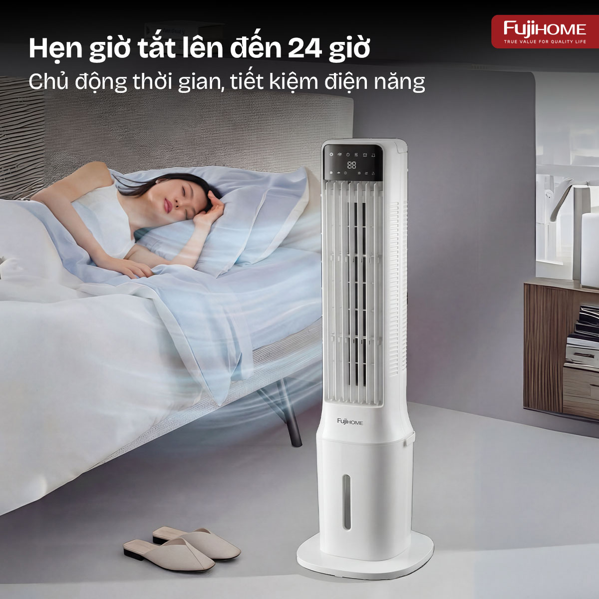 Quạt tháp làm mát bằng hơi nước Fujihome AC-1000B