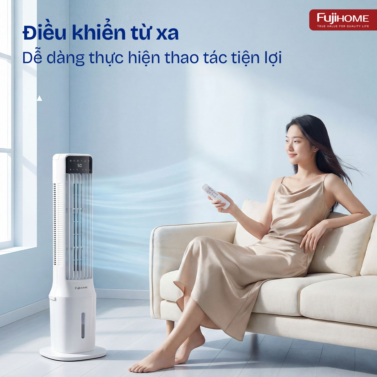 Quạt tháp làm mát bằng hơi nước Fujihome AC-1000B