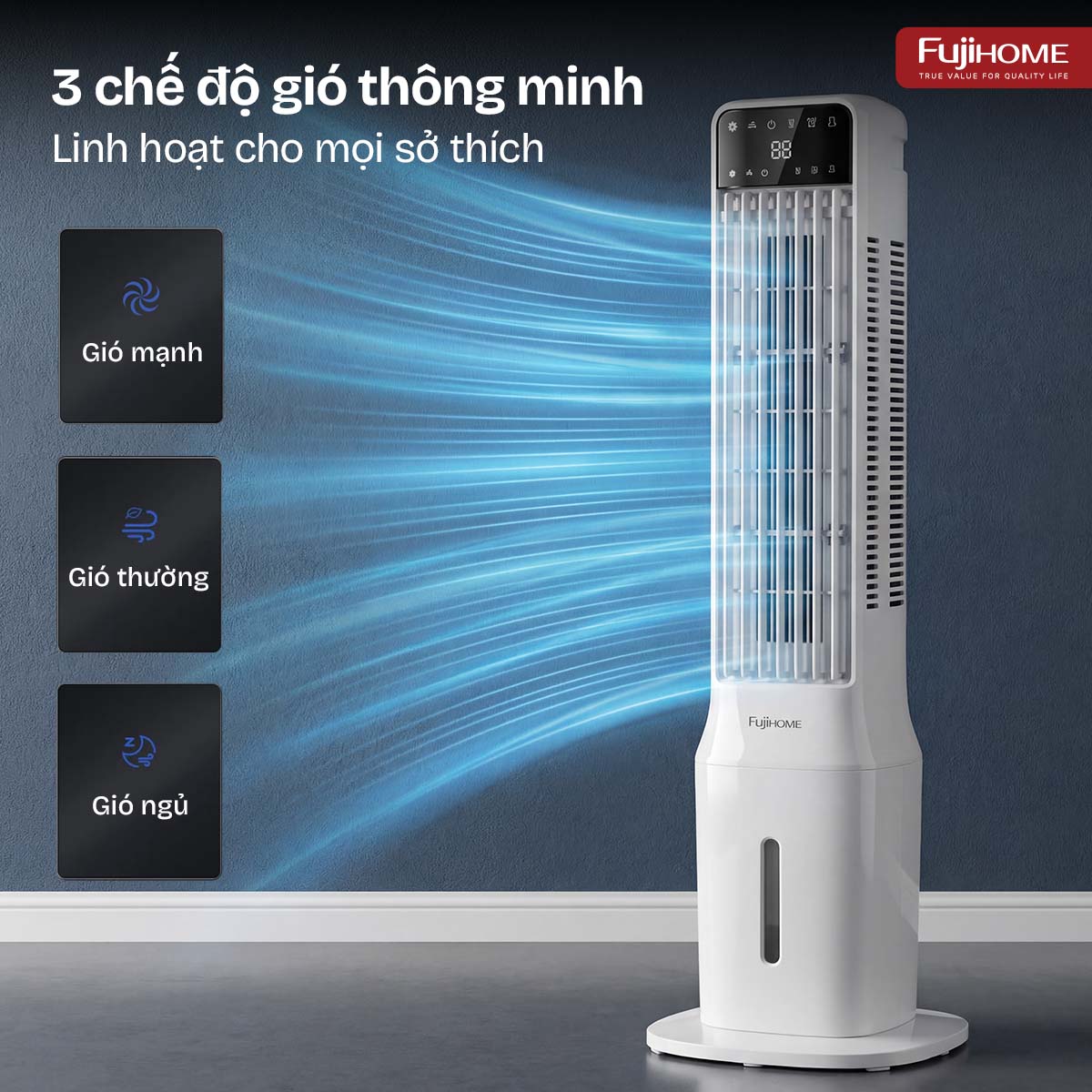 Quạt tháp làm mát bằng hơi nước Fujihome AC-1000B
