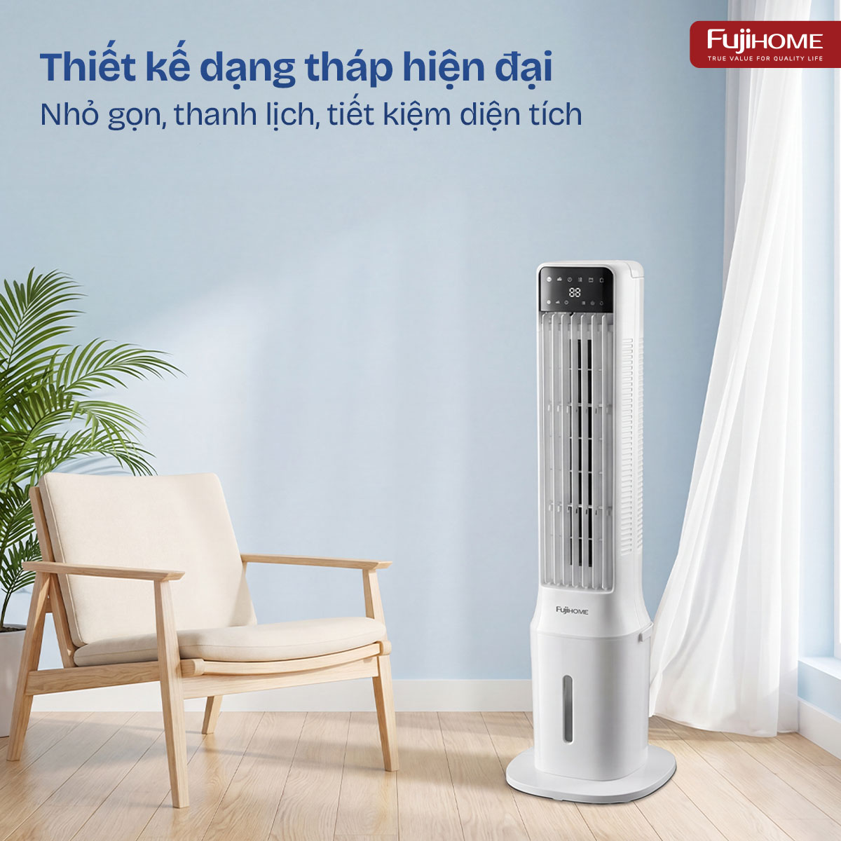Quạt tháp làm mát bằng hơi nước Fujihome AC-1000B