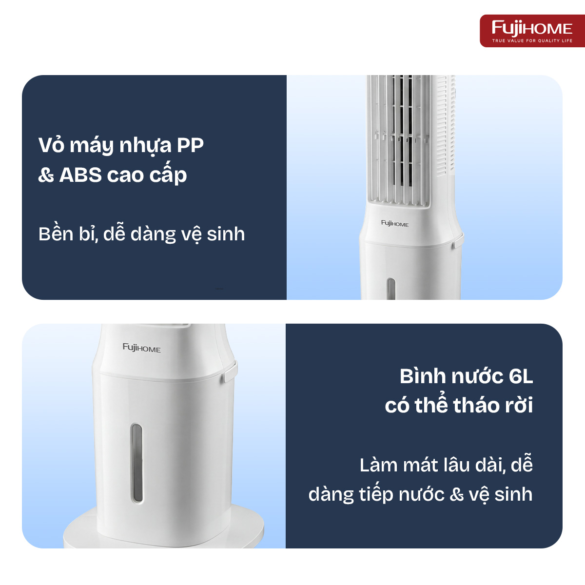 Quạt tháp làm mát bằng hơi nước Fujihome AC-1000B