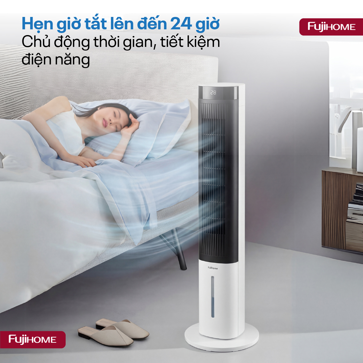 Quạt tháp làm mát bằng hơi nước Fujihome AC-1001C