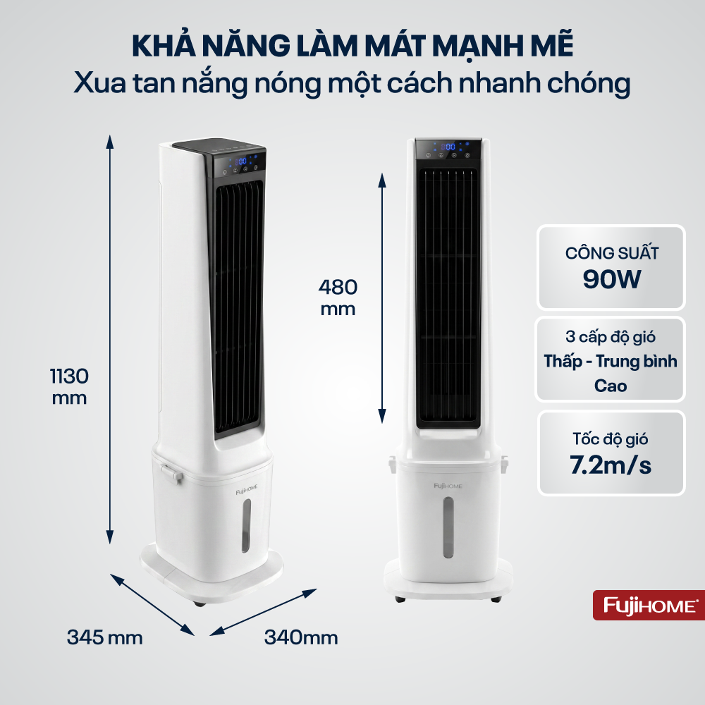 Quạt làm mát không khí hơi nước Fujihome AC-17N