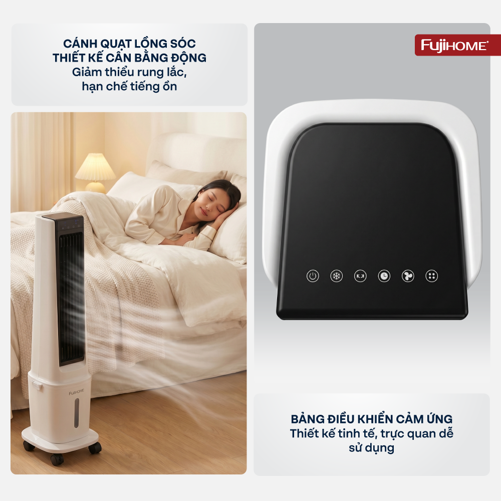 Quạt làm mát không khí hơi nước Fujihome AC-17N