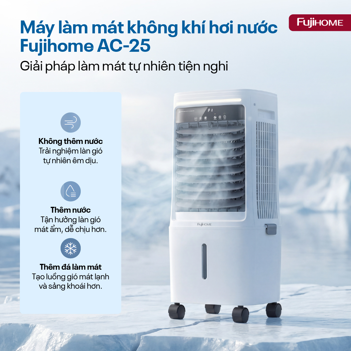 Máy làm mát không khí hơi nước Fujihome AC-25