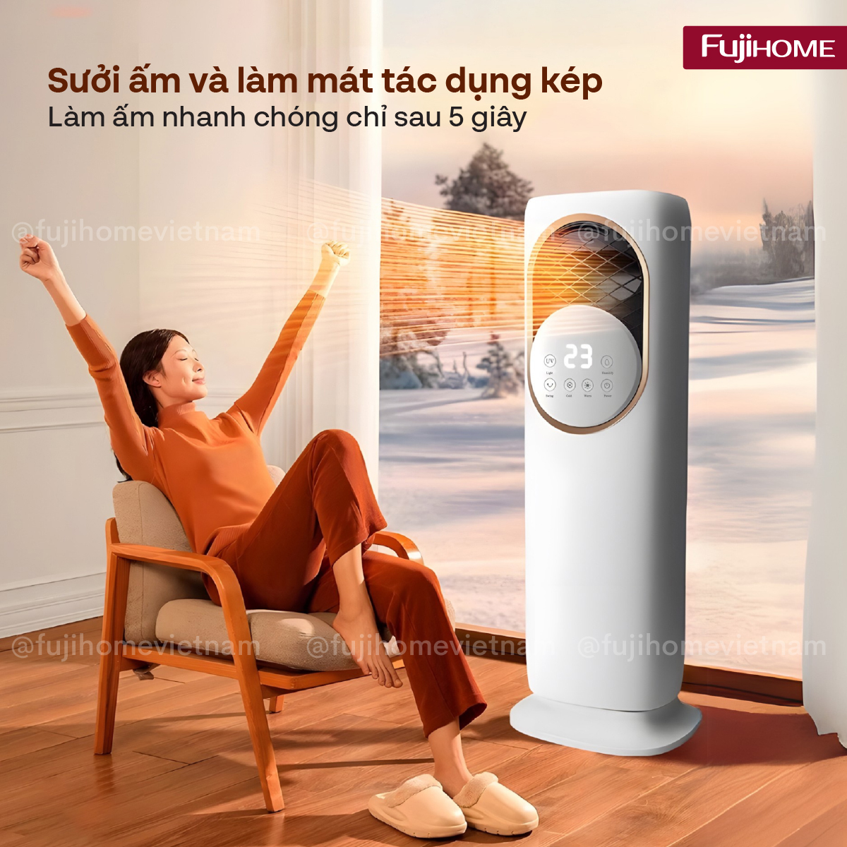 Quạt điều hòa Fujihome AC01