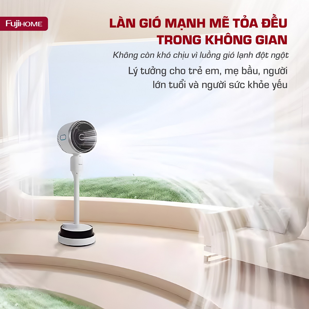 Quạt điều hòa bốn mùa đa năng Fujihome AC707