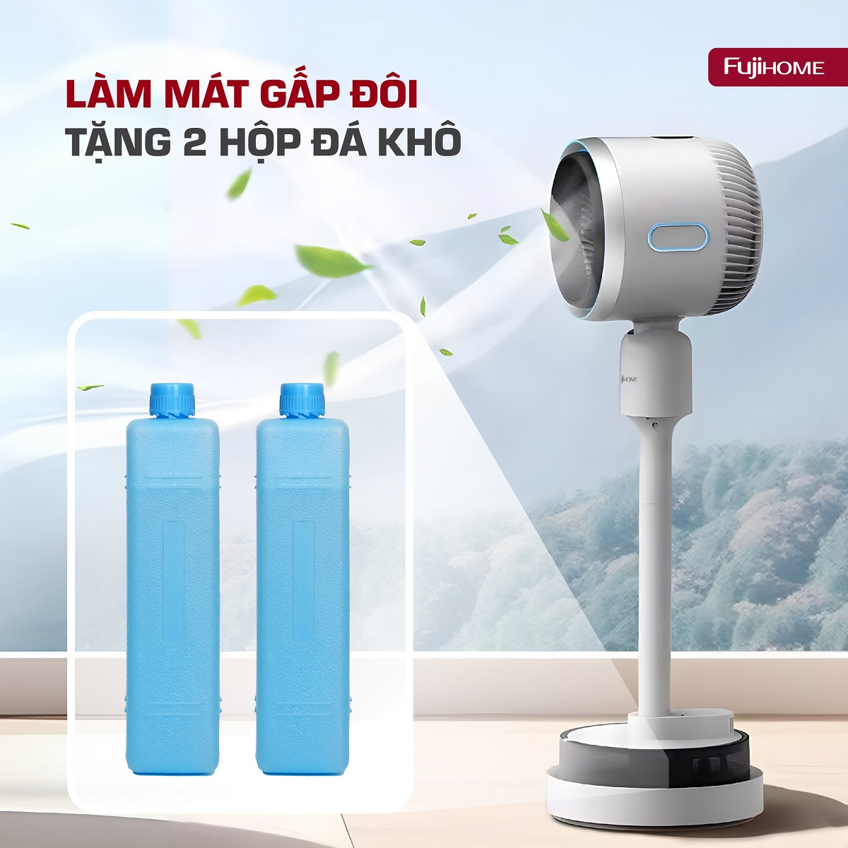 Quạt điều hòa bốn mùa đa năng Fujihome AC707