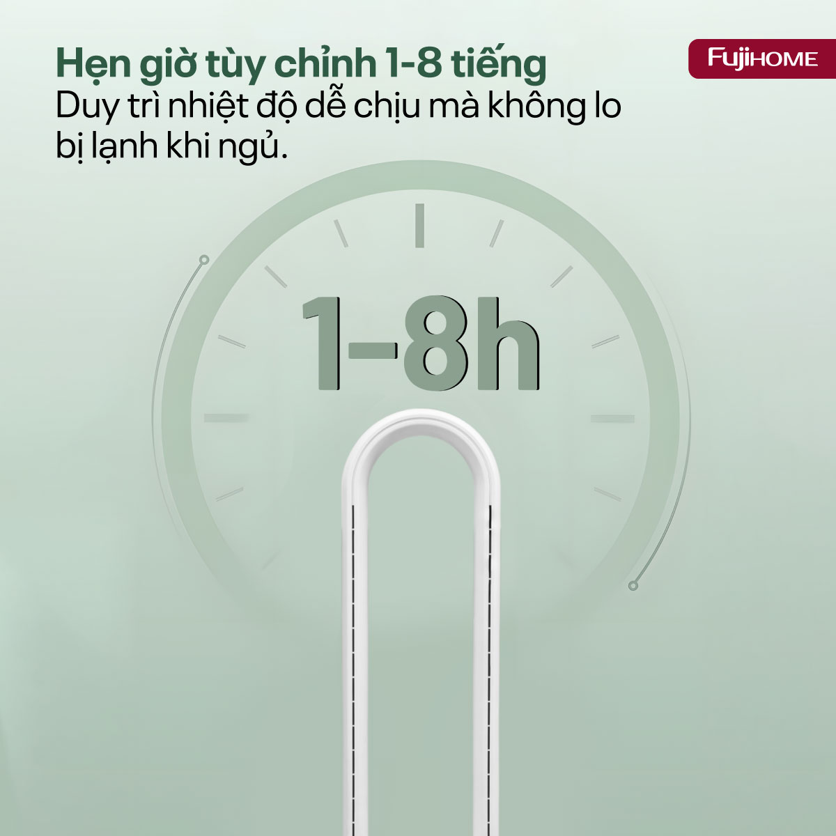Quạt không cánh lọc không khí khử khuẩn Anion+ UV, kết nối WIFI Fujihome BF065