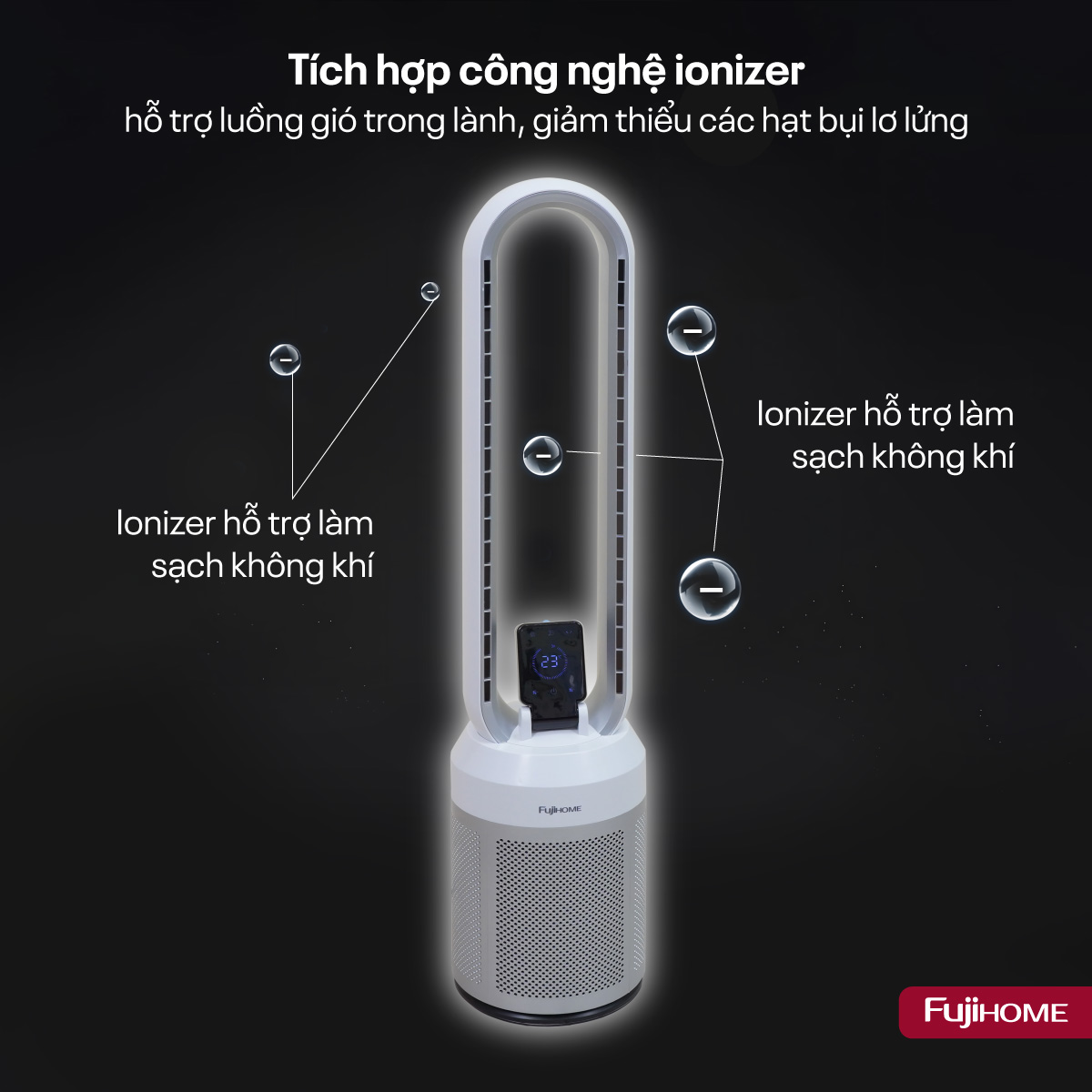 Quạt không cánh Fujihome BF308DC