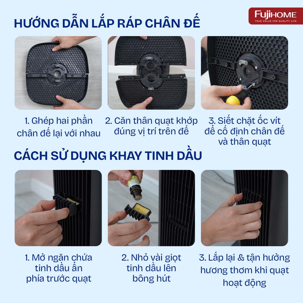 Quạt tháp FujiHome TF-51F