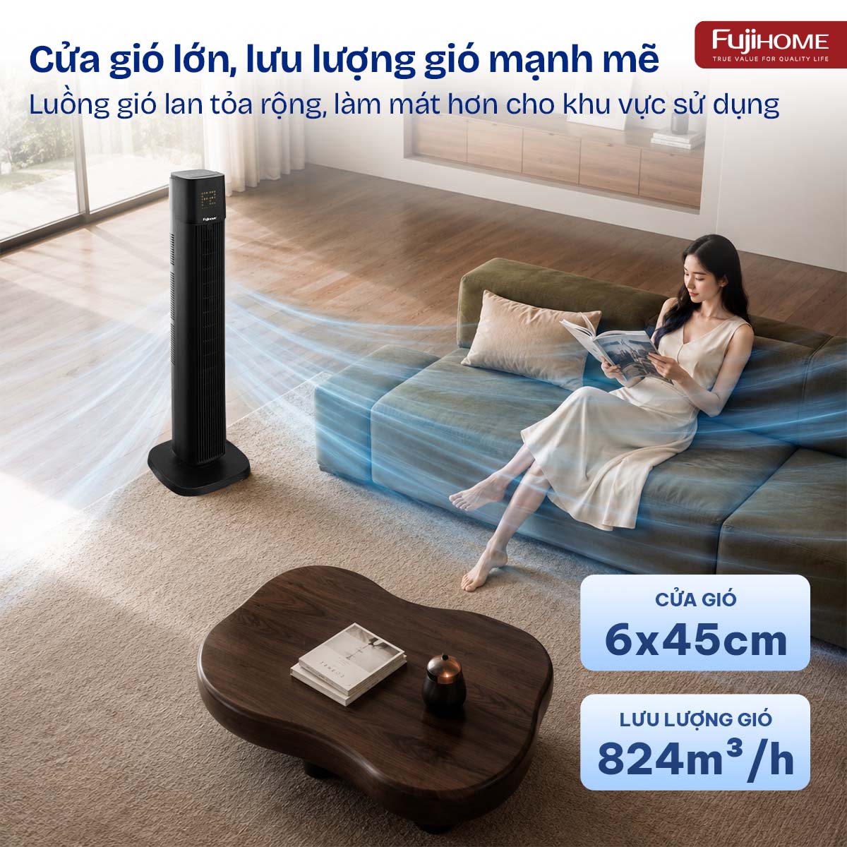 Quạt tháp FujiHome TF-51F