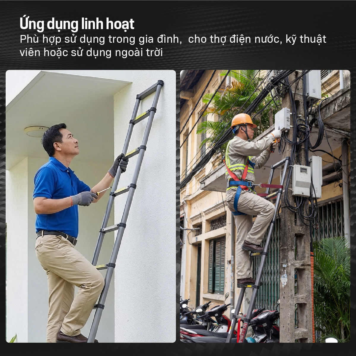 Thang rút đơn thép carbon Fujihome STL27