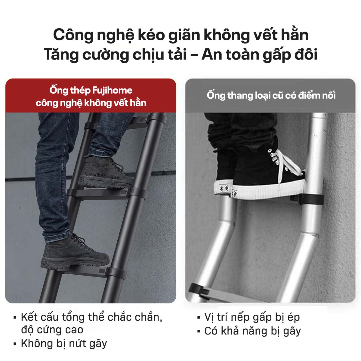 Thang rút đơn thép carbon Fujihome STL47
